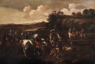 Rest After the Battle with a Surgeon at a Warrior